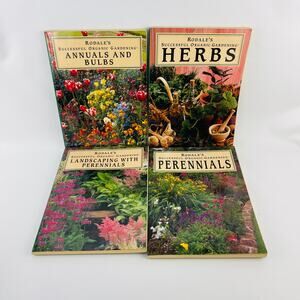 Rodale’s Organic 4 Paperback Gardening Books - Herbs and Flowers
